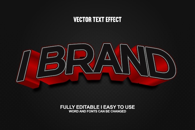 Editable Font Text Effect