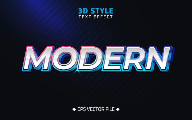 editable realistic 3d text effect in modern trend style and shiny bright color