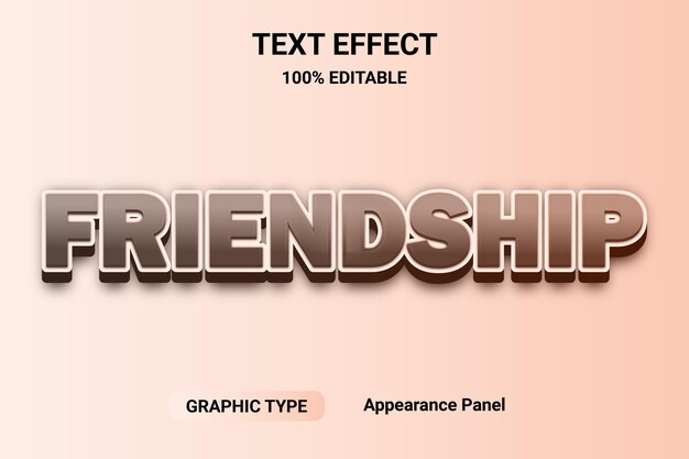Editable text effect comic font style Word and font can be changed