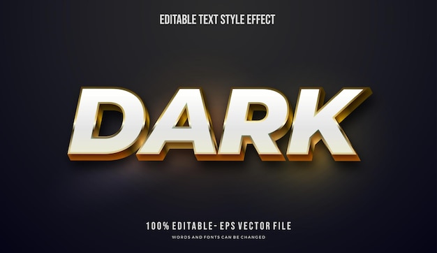 Editable text effect futuristic shiny color Text style effect