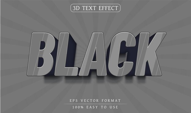 editable text effect in 3d words font styles