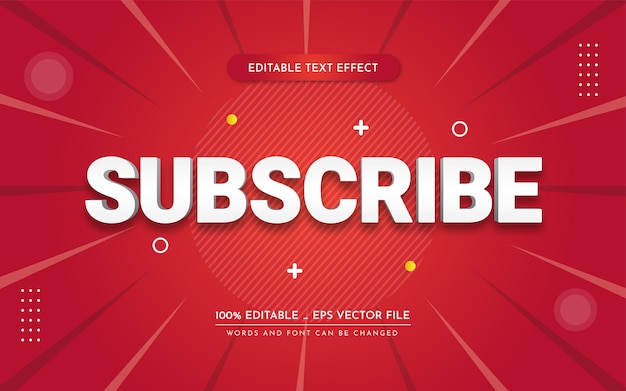 Editable Text Effect