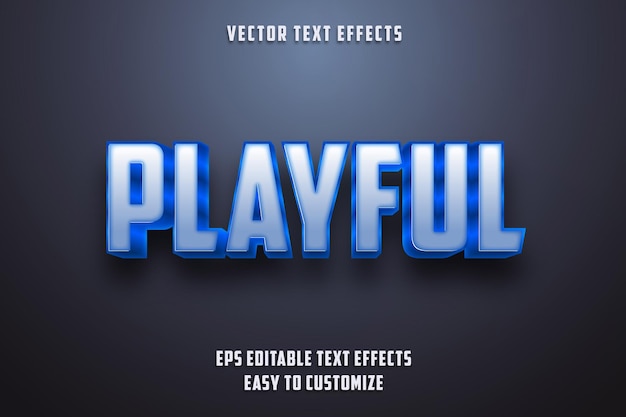 Editable Text Effects Style