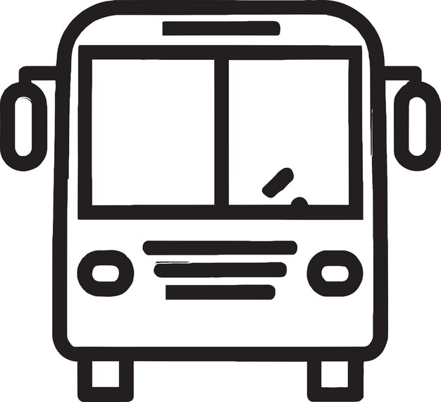 Electric Bus Logo Template