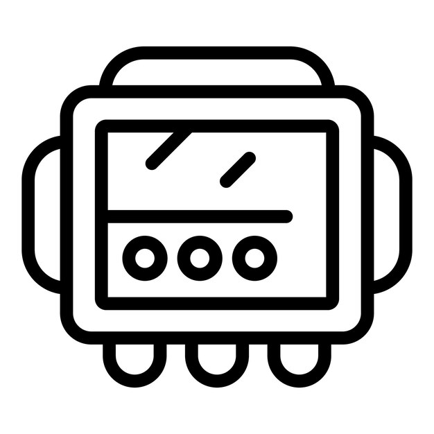 electric meter showing energy consumption data with buttons for control
