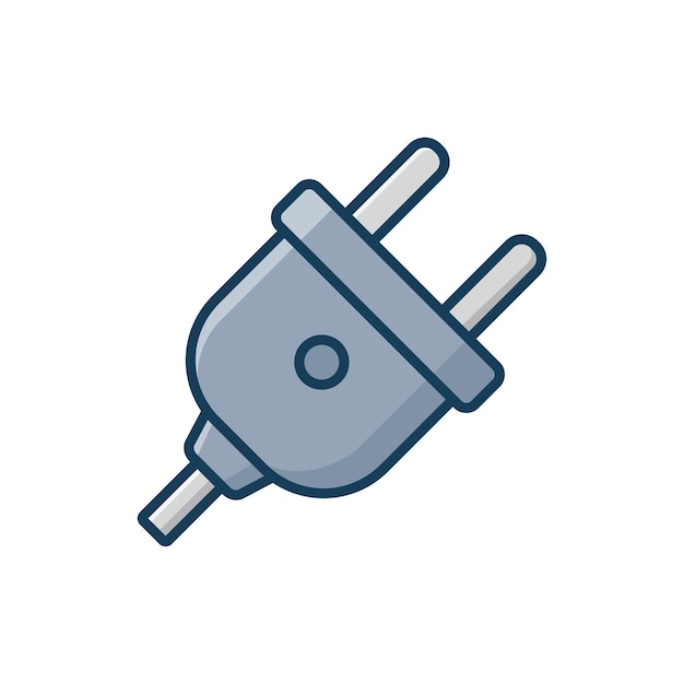 electrical connector icon vector design template simple and clean