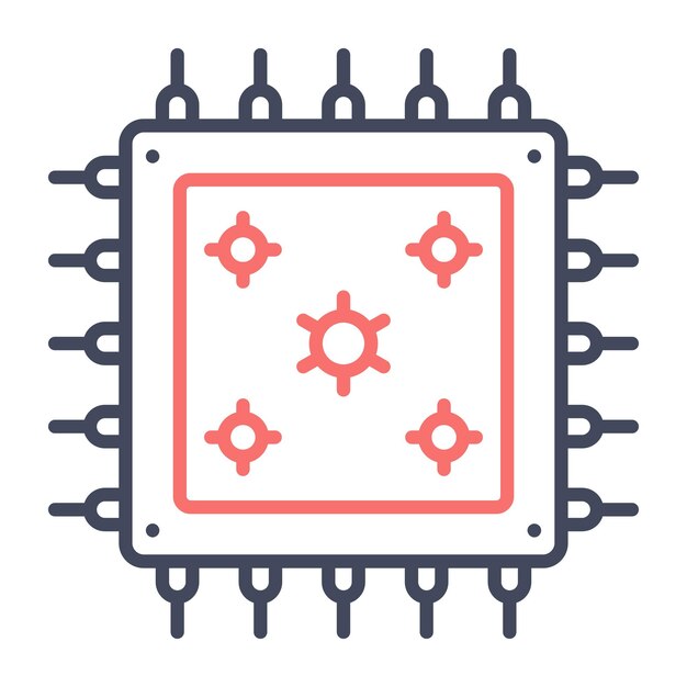 Electronic Vector Illustration Style