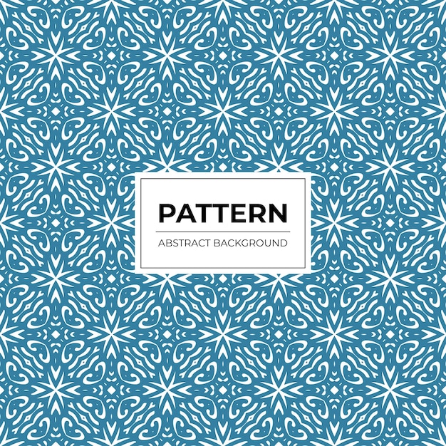 Elegant Seamless Blue and White Abstract Geometric Pattern Background Design for Textile Fabric