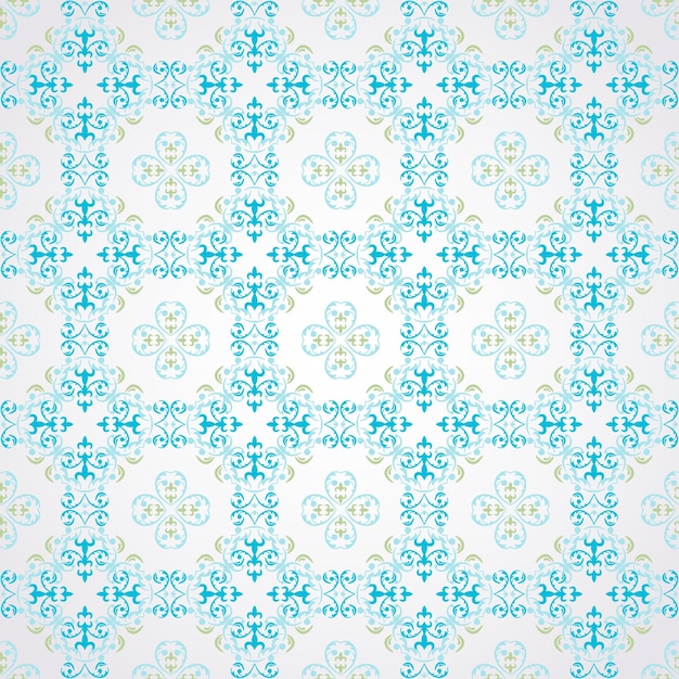 Elegant seamless element for design template place for textFloral border