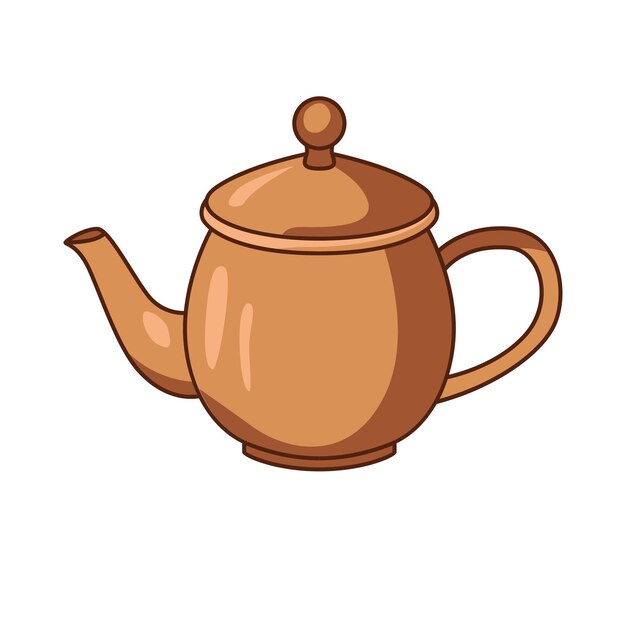 Elegant Teapot Vector Illustration and Design