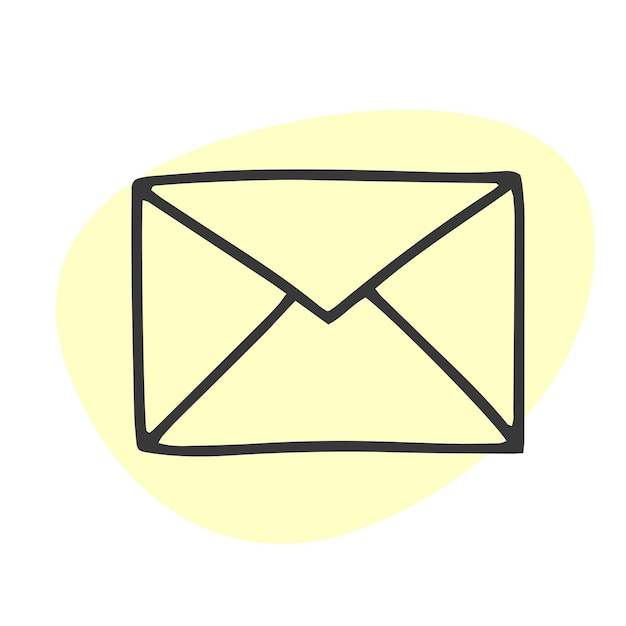 Email Icon in Doodle Style