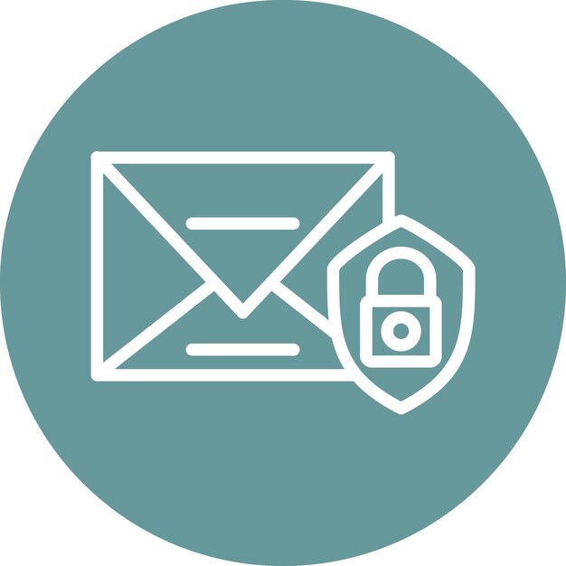 Email Security Icon Style