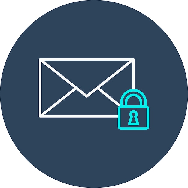 Email Security vector icon Can be used for Protection and Security iconset