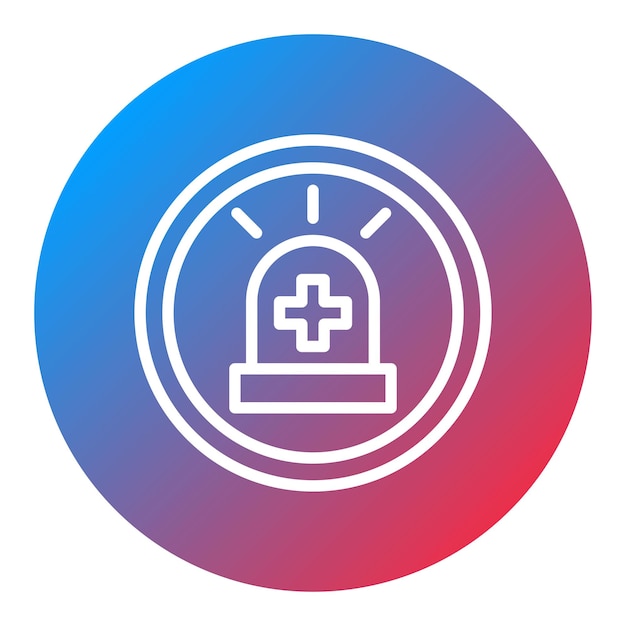 emergency response icon vector image can be used for risk management