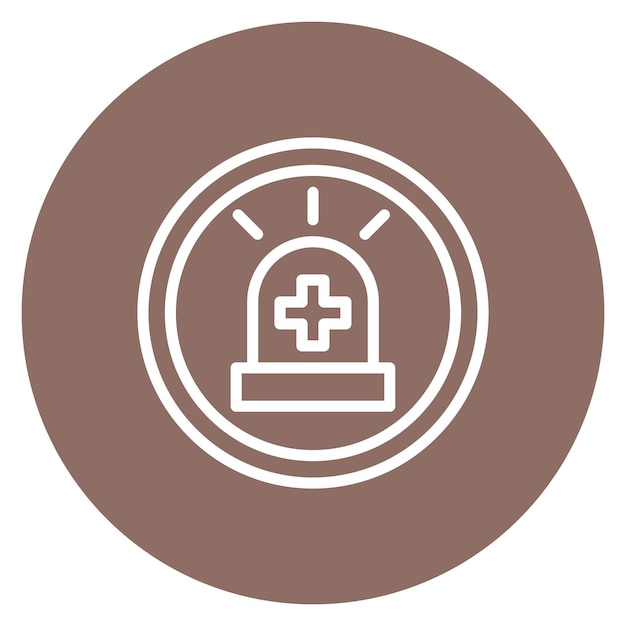 emergency response icon vector image can be used for risk management