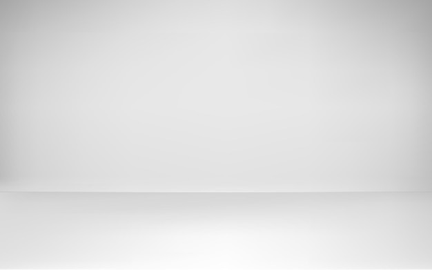 Empty studio background. White simple room interior design. Vector illustration