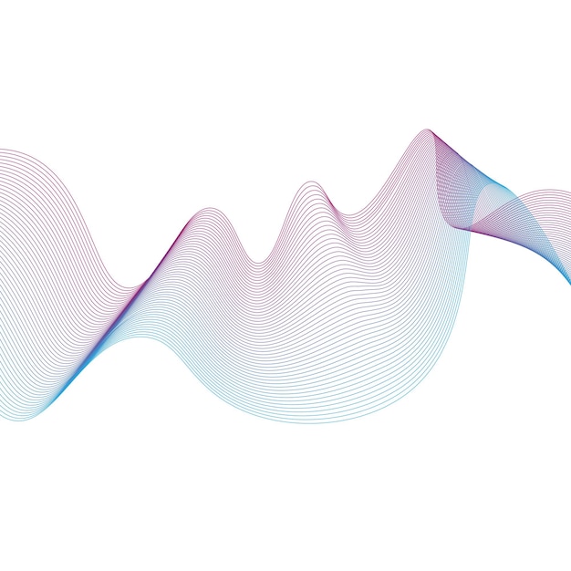 Enchanting Twilight Purple and Blue WaveLine Blend for Stunning Backgrounds and Wallpapers