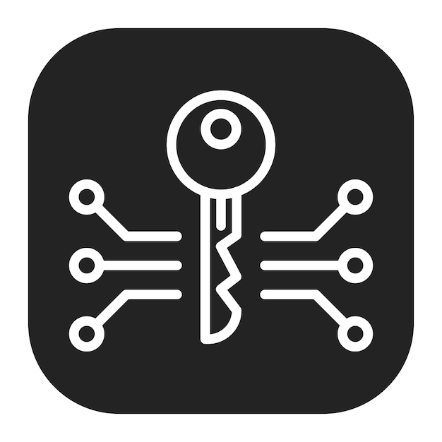 encryption icon vector image can be used for information security