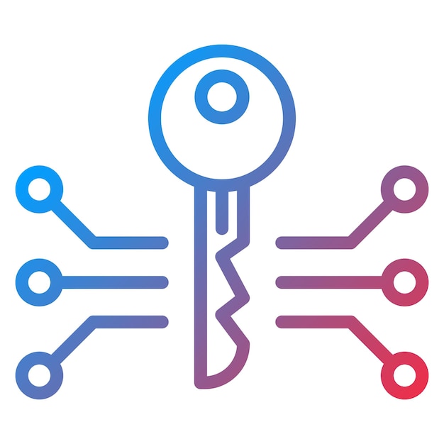 encryption icon vector image can be used for information security