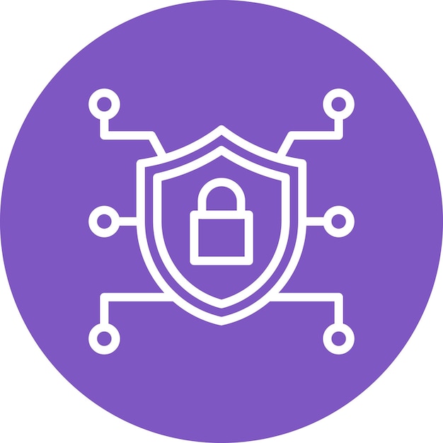 Encryption vector icon illustration of Cyber Security iconset