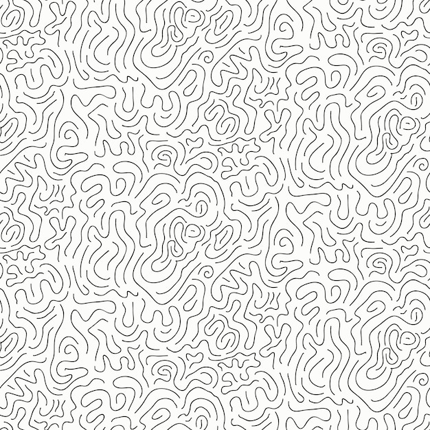 Endless black and white labyrinth background