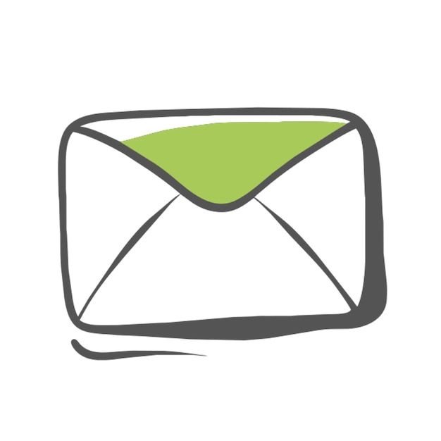 envelope icon doodle fill