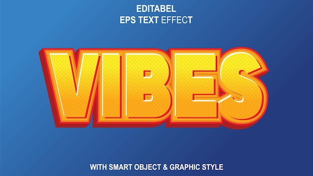 EPS Text Effect with Solid Text