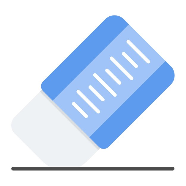Eraser Flat Illustration