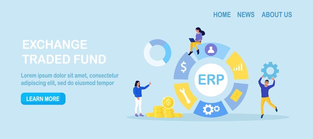 ERP Enterprise resource planning productivity and company enhancement Business integration productivity and company enhancement Business character consulting of financial operation