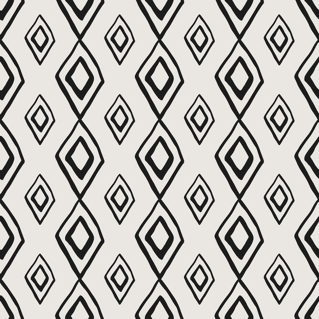 Essential-monokromaattinen geometrinen saumaton vektorikuvio. Neutraali geometria, monikäyttöinen toistuva kuvio