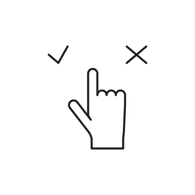 Ethical investment icon line art vector