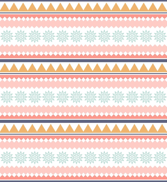 Ethnic seamless pattern. Tribal background.