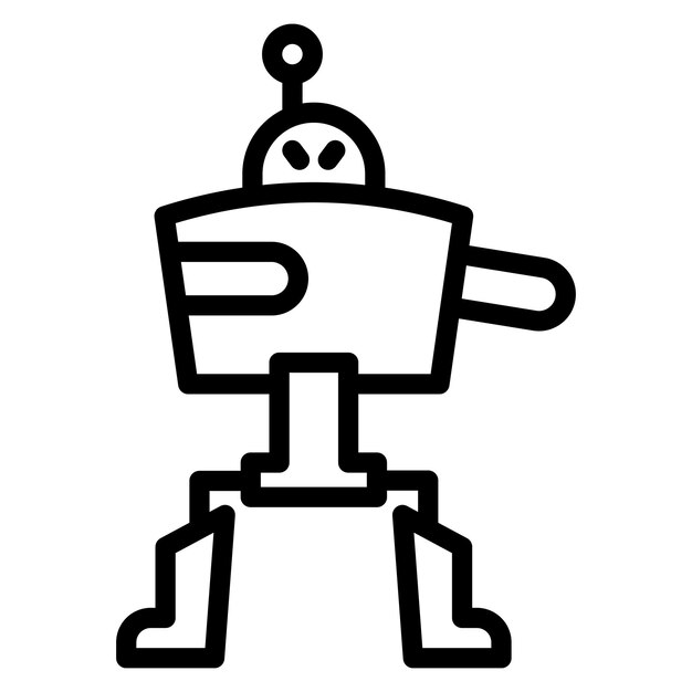 Exoskeleton icon vector image Can be used for Robotics
