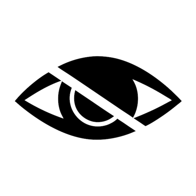 eye view icon vector illustration symbol design