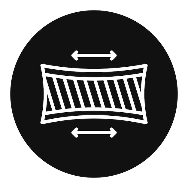 fabric elasticity icon vector image can be used for fabric features