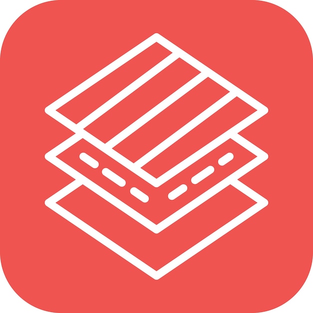 Fabric Layers icon vector image Can be used for Fabric Features