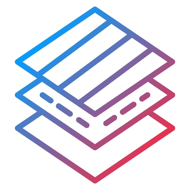 Fabric Layers icon vector image Can be used for Fabric Features