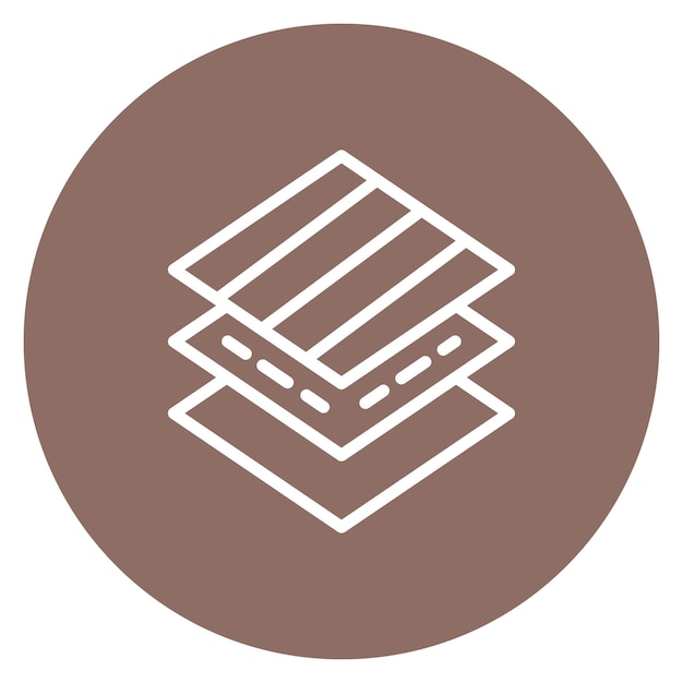 Fabric Layers icon vector image Can be used for Fabric Features