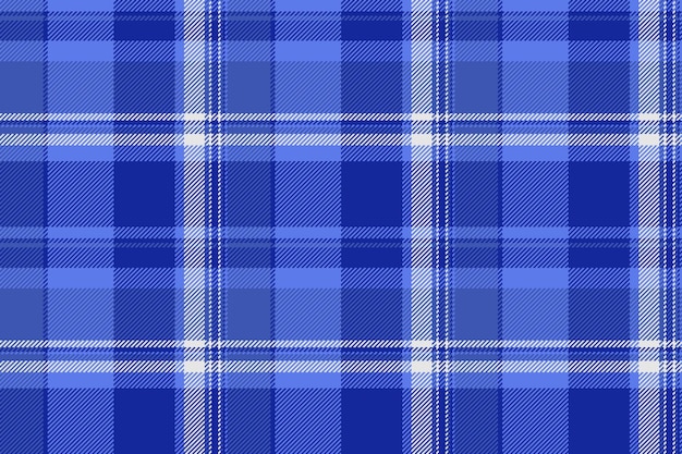 fabric tartan background of textile texture pattern with a plaid vector seamless check in blue and sterling silver colors