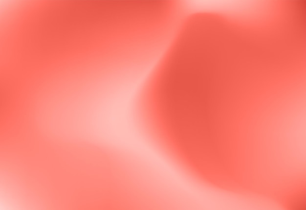 Fabric Textile Satin or Silk for interior design mood board with Coral 2019 Color of the year Trendy color palette red piece of fabric Vector illustration