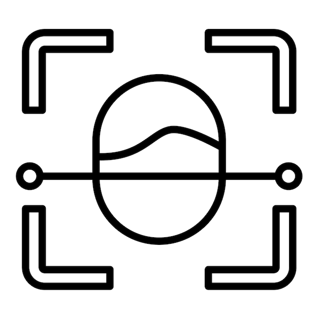 Face Sensor Vector Illustration Style