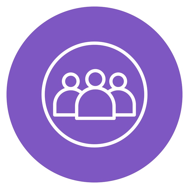 Facebook Group icon vector image Can be used for Coworking Space