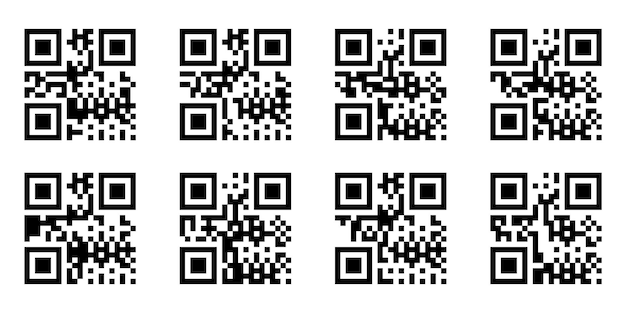 Fake QR code scan me vector illustration
