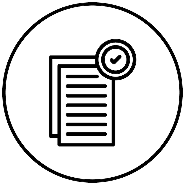 Falsified Records vector icon illustration of Corruption iconset