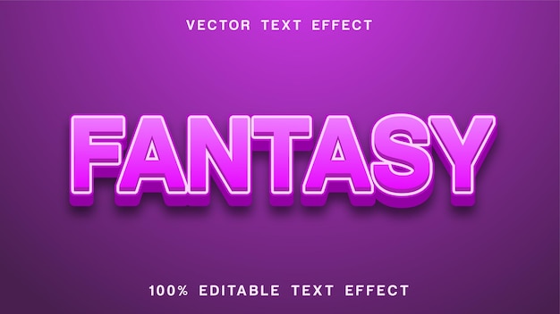 fantasy text style effect