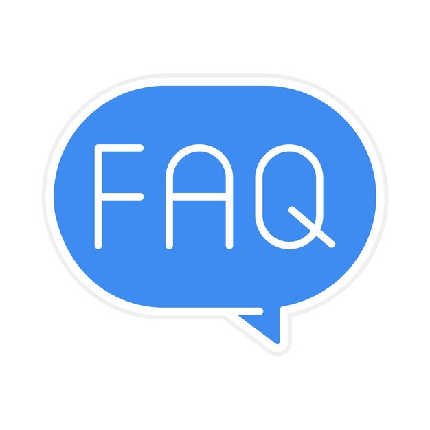 Faq icon vector image Can be used for Web Store