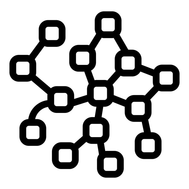Fat body cells icon outline vector Overweight body shape