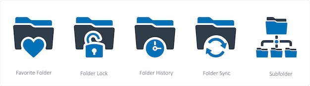 favorite folder lock and folder history