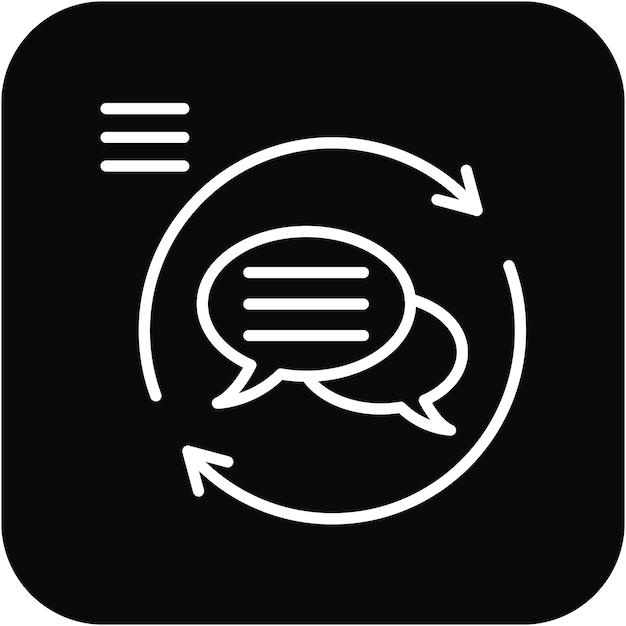 feedback loop vector icon can be used for project assesment iconset