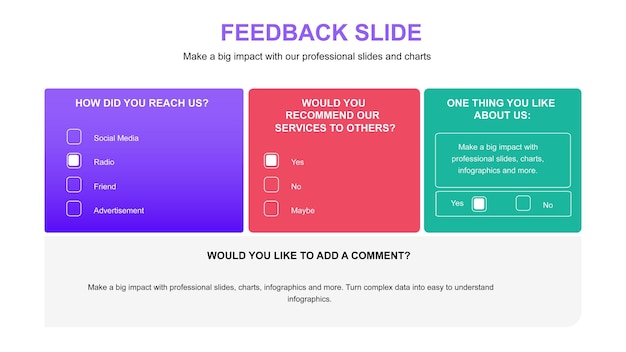 Feedback Survey Slide